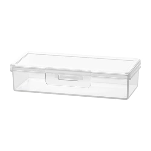 Poludatly Wattestäbchen-Behälter, transparenter Wattestäbchenhalter, Kunststoff-Baumwoll-Aufbewahrungsbox, tragbarer Schmuck-Organizer, staubdichte Aufbewahrungsbox zur Aufbewahrung Poludatly Wattestäbchen-Behälter, transparenter Wattestäbchenhalter, Kunststoff-Baumwoll-Aufbewahrungsbox, tragbarer Schmuck-Organizer, staubdichte Aufbewahrungsbox zur Aufbewahrung von Poludatly