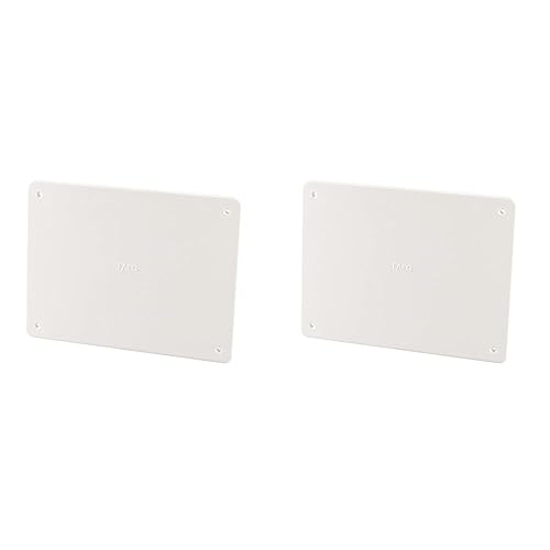 POLY POOL | PP0590.1 Abdeckung Wandverteilerkasten Weiß - Abdeckung elektrischer Verteiler Technopolymer Stoßschutz - Abdeckung mit Schrauben zum Befestigen am Verteilerkasten (Packung mit 2) von Poly Pool