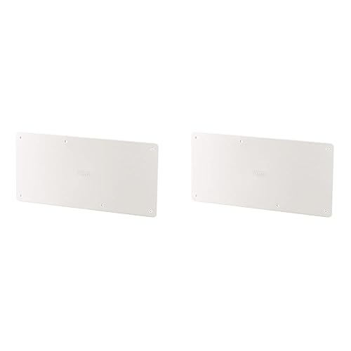 POLY POOL - PP0591.1 Abdeckung Wandverteilerkasten Weiß - Abdeckung Elektrischer Verteiler Technoplymer Stoßschutz - Abdeckung mit Schrauben zum Befestigen am Verteilerkasten (Packung mit 2) von Poly Pool