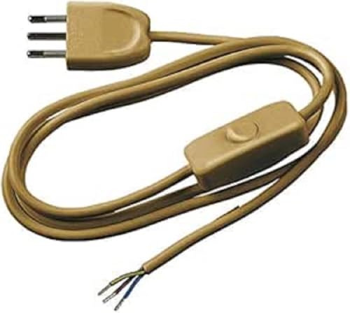 Poly Pool PP0374.6Q 1,5M Lampenschirmkabel 2P+T Gold von Poly Pool