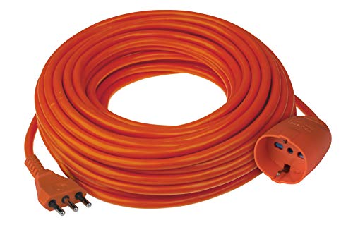 Poly Pool PP0379.30 Garten-Verlängerungskabel mit praktischem Halter Großstecker 16 A Pluristandard Steckdose 3 x 1,5 mm² orange 30 Meter von Poly Pool