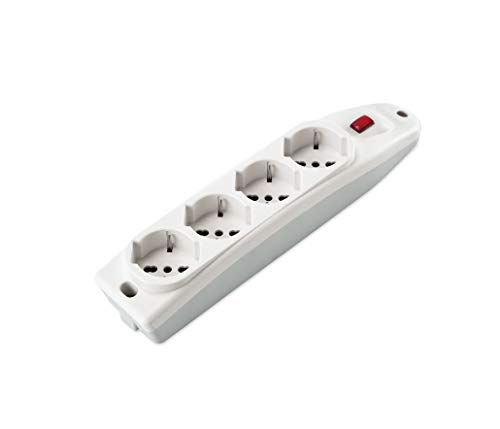 Poly Pool PP0398X 4-fach-Steckdose Mehrfachsteckdose + Einleger, Weiß von Poly Pool