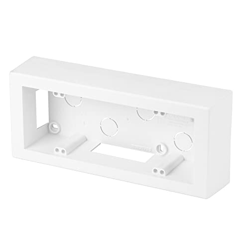 Poly Pool PP8232 Rechteckige Lackbox für Wand, Innenmaße 178 x 61 x 44 mm, maximal 6 Module, IP40, weiß von Poly Pool