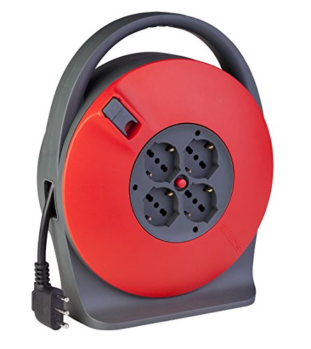 Poly Pool pp2753 Kabeltrommel 15 m Abschnitt Kabel 3 G1,5 mm² mit 4 Steckdosen PLURISTANDARD und Stecker platzsparend Italienische Große 16 A mit Griff und Thermoschutzschalter Poly Pool pp2753 Kabeltrommel 15 m Abschnitt Kabel 3 G1,5 mm² mit 4 Steckdosen PLURISTANDARD und Stecker platzsparend Italienische Große 16 A mit Griff und Thermoschutzschalter von Poly Pool