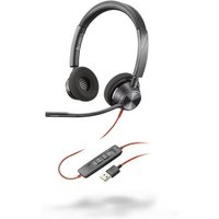 Plantronics Blackwire 3320-M Telefon On Ear Headset kabelgebunden Stereo Schwarz Noise Cancelling La von Plantronics