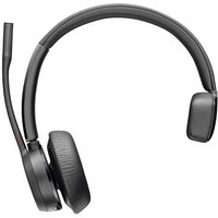 POLY Voyager 4310 On Ear Headset Bluetooth®, kabelgebunden Mono Schwarz Headset, Mono von Poly