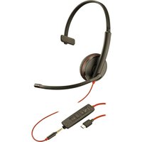 Poly Blackwire 3200 Series C3215 Mono Headset On-Ear Poly Blackwire 3200 Series C3215 Mono Headset On-Ear von Poly