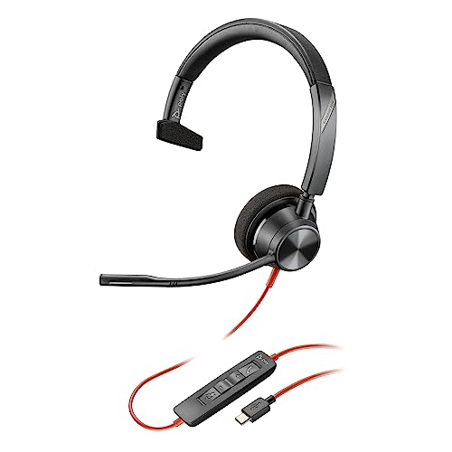 Schnurgebundenes USB-C-Headset Poly Blackwire 3210 – Noise Cancelling-Mikrofon – Ein-Ohr-Design – Verbindung mit PC/Mac über USB-C oder USB-A – Kompatibel mit Teams, Zoom Schnurgebundenes USB-C-Headset Poly Blackwire 3210 – Noise Cancelling-Mikrofon – Ein-Ohr-Design – Verbindung mit PC/Mac über USB-C oder USB-A – Kompatibel mit Teams, Zoom von Poly