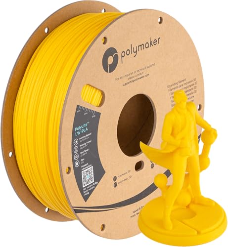 Polymaker PolyLite LW-PLA - 1.75mm - 800g - Gelb von PolyMaker