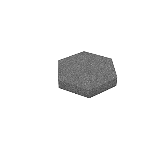 PolySound® Breitbandabsorber Schallschlucker RAW - Hexagon - Build your own Elemente: 3cm Dicke - AKUSTIKBILD zur Schalldämmung von PolySound
