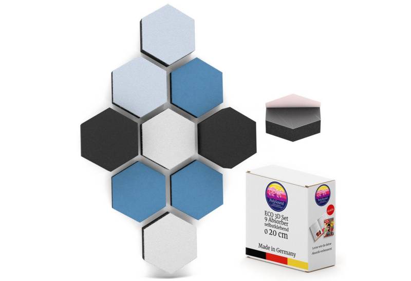 PolySound Dekorpaneele PolySound® ECO Akustikpaneele selbstklebend - Extra schalldämmend von PolySound