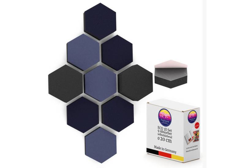 PolySound Dekorpaneele PolySound® ECO Akustikpaneele selbstklebend - Extra schalldämmend von PolySound