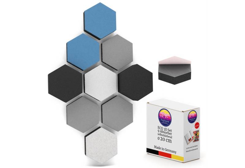 PolySound Dekorpaneele PolySound® ECO Akustikpaneele selbstklebend - Extra schalldämmend von PolySound
