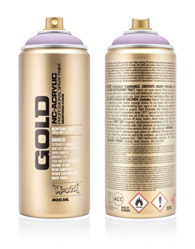 PolySound Sprühfarbe Dose: Montana Cans Gold Crocus +HowTo – Magazin - Breites Farbspektrum & besonders hohe Deckkraft - für Künstler & Kreative von PolySound