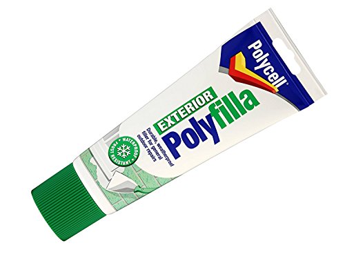 Polycell Wetterfeste Füllrohr 330g Single, Grau, Wasserfest, Paste, Dichtungsmasse von Polycell