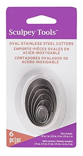 Polyform Metall Premo Sculpey Graduated Cutter Set-oval Polyform Metall Premo Sculpey Graduated Cutter Set-oval von Sculpey