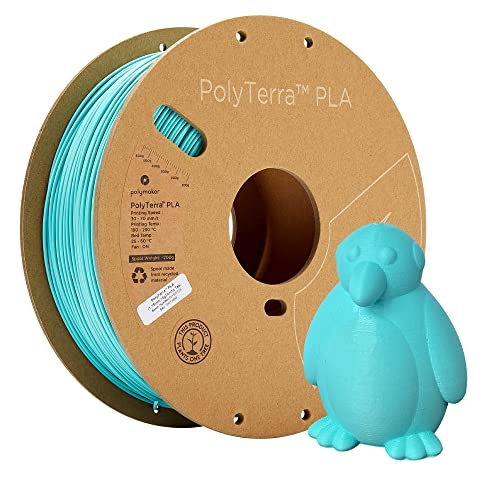 Polymaker 70844 PolyTerra PLA Filament PLA geringerer Kunststoffgehalt 1.75mm 1000g Hellblau 1St. von Polymaker