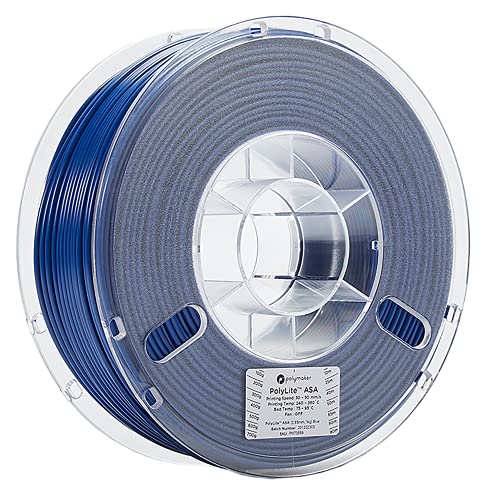 Polymaker 70859 PolyLite Filament ASA UV-beständig, witterungsbeständig 2.85mm 1000g Blau PolyLite von Polymaker
