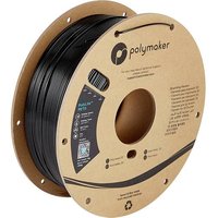 Polymaker PB01001 PolyLite Filament PETG hitzebeständig, hohe Zugfestigkeit 1.75mm 1000g Schwarz 1S von Polymaker
