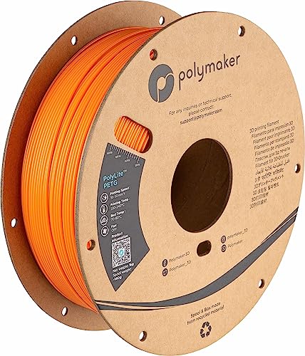Polymaker PolyLite PETG Orange - 1,75mm - 1kg von Polymaker