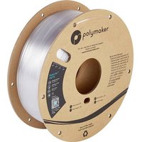 Polymaker PB01011 PolyLite Filament PETG hitzebeständig, hohe Zugfestigkeit 1.75mm 1000g Transparen von Polymaker