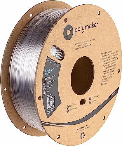 Polymaker PolyLite PETG Transparent - 1,75mm - 1kg von Polymaker