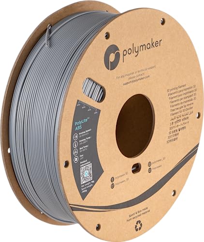 Polymaker PolyLite ABS Grau - 1,75mm - 1kg Polymaker PolyLite ABS Grau - 1,75mm - 1kg von Polymaker