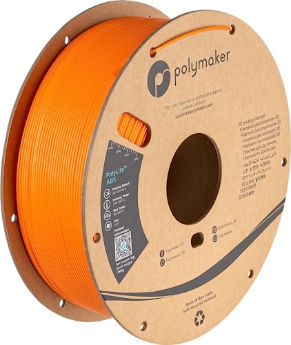 Polymaker PE01009 PolyLite Filament ABS geruchsarm 1.75mm 1000g Orange 1St. von Polymaker