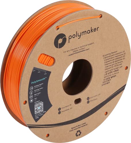Polymaker PJ01008 PolySmooth Filament PVB polierbar 1.75mm 750g Orange 1St. von Polymaker