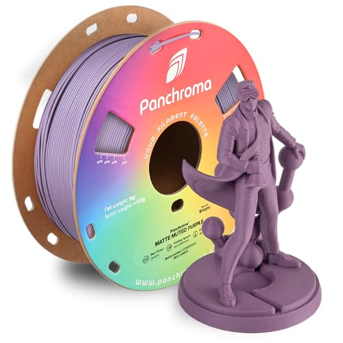 Polymaker Panchroma Matte PLA-Filament, mattes Violett, 1,75 mm, 1 kg, ehemals Polyterra mattes 3D-Drucker-PLA-Filament, passend für die meisten FDM-3D-Drucker, 1-kg-Spule von Polymaker