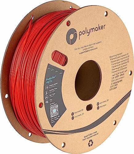 Polymaker PolyLite PETG Rot - 1,75mm - 1kg von Polymaker