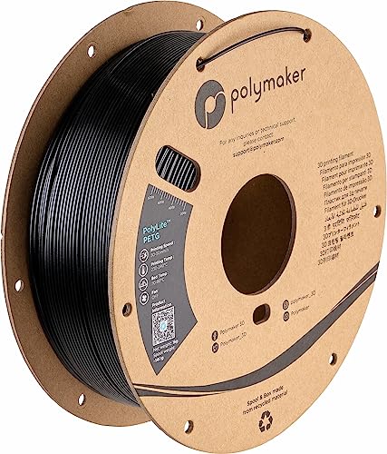 Polymaker PolyLite PETG Schwarz - 1,75mm - 1kg von Polymaker