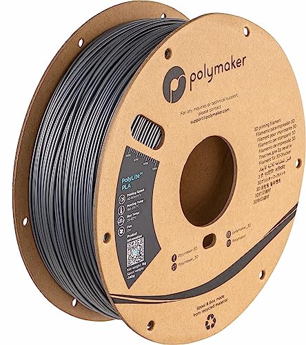 Polymaker PolyLite PLA - 1.75mm - 1kg - Steel Grey von Polymaker