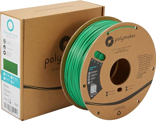 Polymaker PolyLite PLA Grün - 1.75mm - 1kg von Polymaker