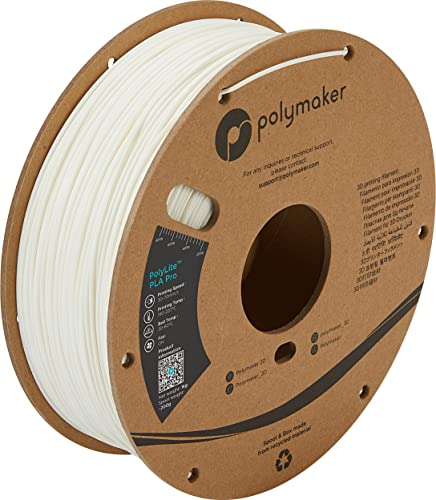 Polymaker PolyLite PLA PRO Weiß - 1.75mm - 1kg von Polymaker