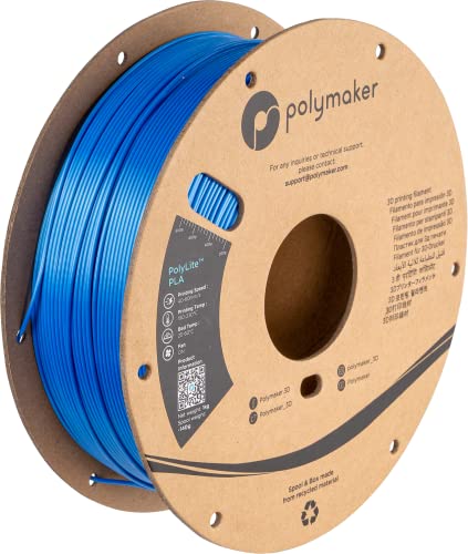 Polymaker PolyLite Silk PLA Blue - 1.75mm - 1kg von Polymaker