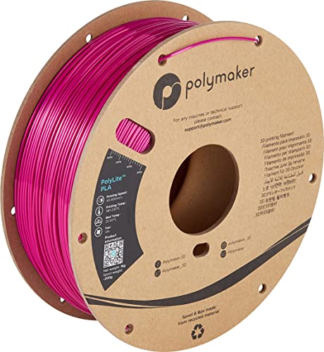 Polymaker PolyLite Silk PLA Magenta - 1.75mm - 1kg von Polymaker