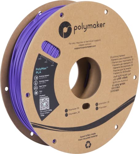 Polymaker PolyMax Tough PLA Purple - 1.75mm - 750g von Polymaker