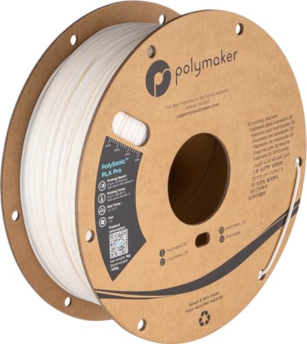 Polymaker PolySonic High Speed PLA PRO - 1 kg - White Polymaker PolySonic High Speed PLA PRO - 1 kg - White von Polymaker