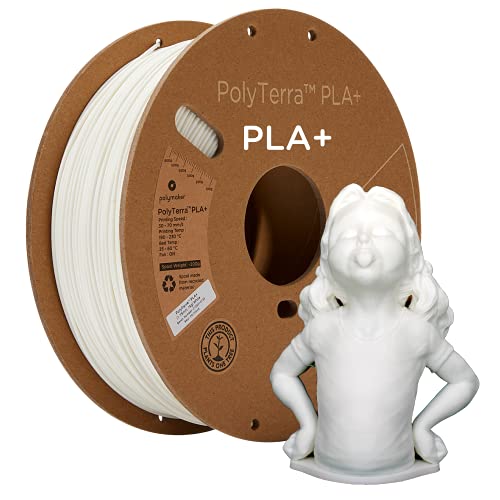 Polymaker PolyTerra PLA+ Weiß - 1.75mm - 1kg von Polymaker