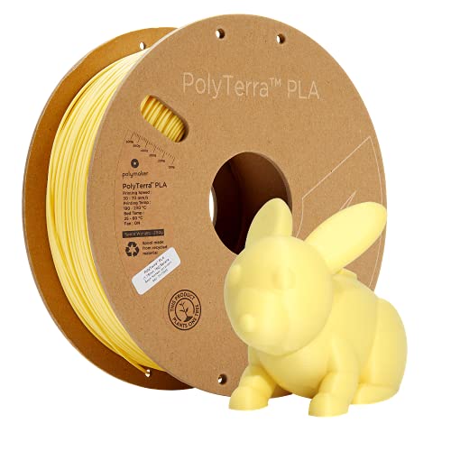 Polymaker PolyTerra PLA Banana - 1.75mm - 1kg von Polymaker