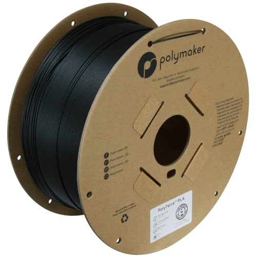 Polymaker PolyTerra PLA Charcoal Black - 1.75mm - 3kg von Polymaker