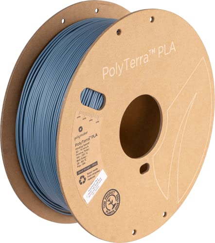 Polymaker PolyTerra PLA Muted Series - 1.75mm - 1kg - Blau von PolyMaker