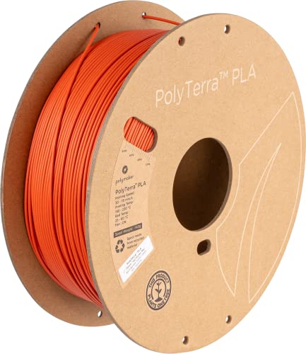 Polymaker PolyTerra PLA Muted Series - 1.75mm - 1kg - Rot von Polymaker