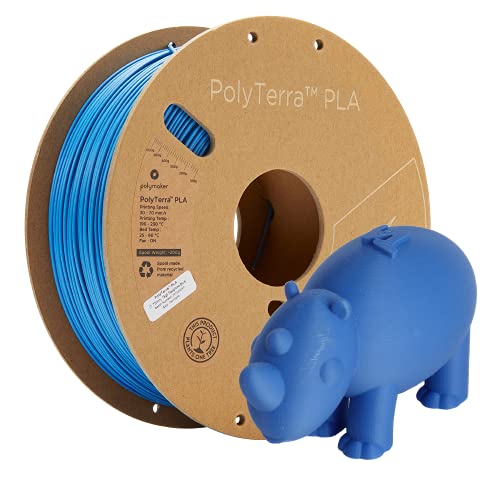Polymaker PolyTerra PLA Sapphire Blue - 1.75mm - 1kg von Polymaker