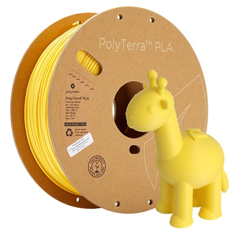 Polymaker PolyTerra PLA Savannah Gelb - 1.75mm - 1kg von Polymaker