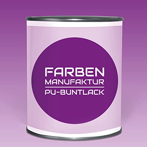 Polyment GmbH Buntlack PU verstärkt Renovierfarbe Premium Acryl Lack RAL seidenglänzend dgl. (1 Liter, RAL 1013 Perlweiß) von Polyment GmbH