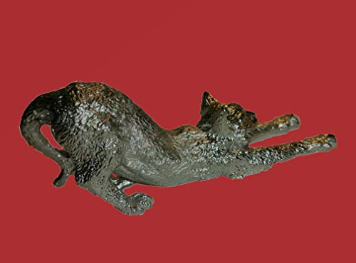 Polyment Zinn Giessform Luchs vorm Sprung - Silikonform hitzebeständig - benötigt ca.70g Reinzinn von Polyment GmbH