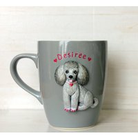 Verzierte Personalisierte Tasse. Fimo Verzierte Handgemachte von PolymerClayGiftsShop