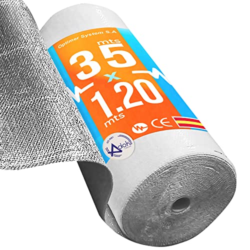 Optimer System - Isolierung Heizungsrohre Feuerresistent - Heizkörper Reflexionsfolie - 35x1.20m Optimer System - Isolierung Heizungsrohre Feuerresistent - Heizkörper Reflexionsfolie - 35x1.20m von Polynum